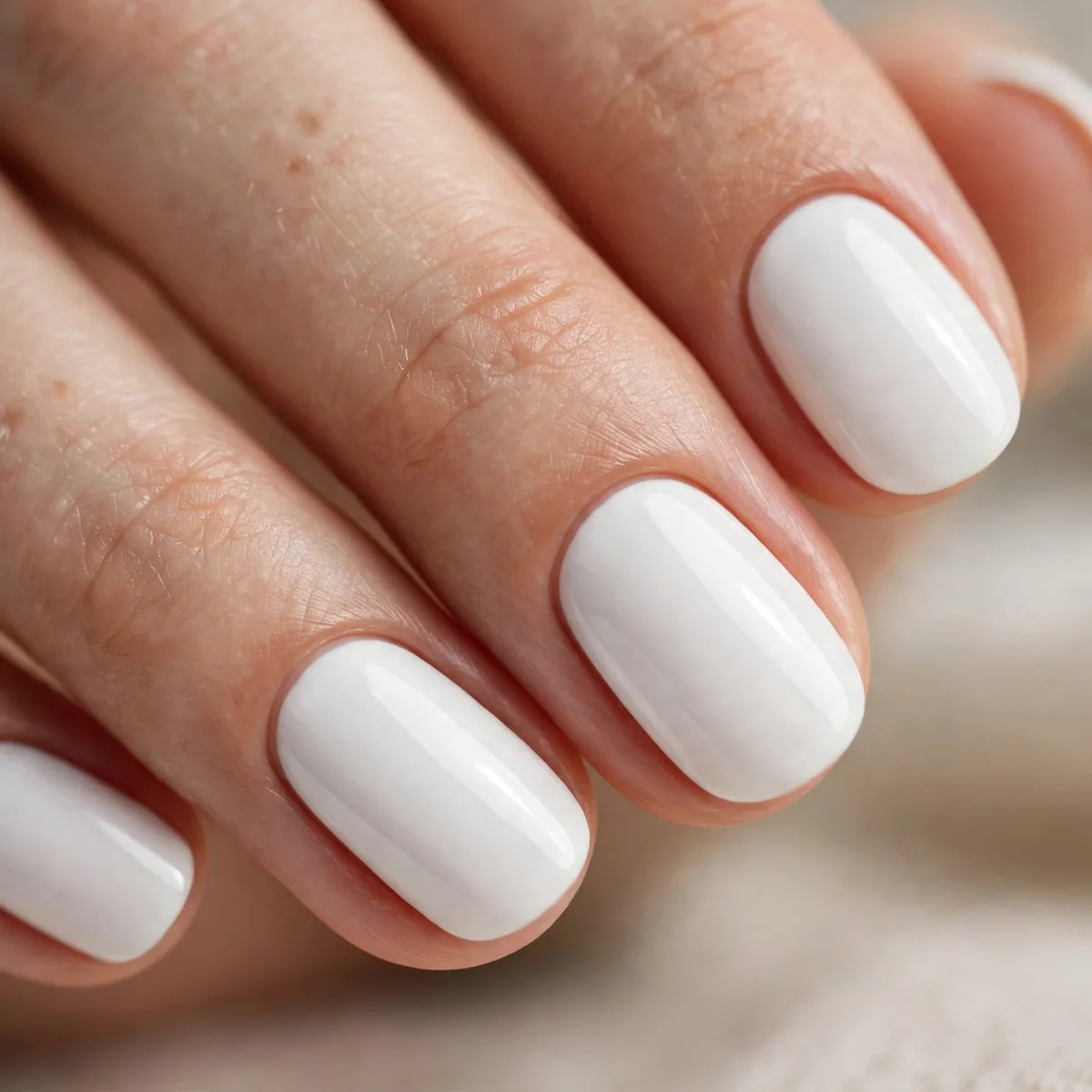 Coconut white beach nail polish
