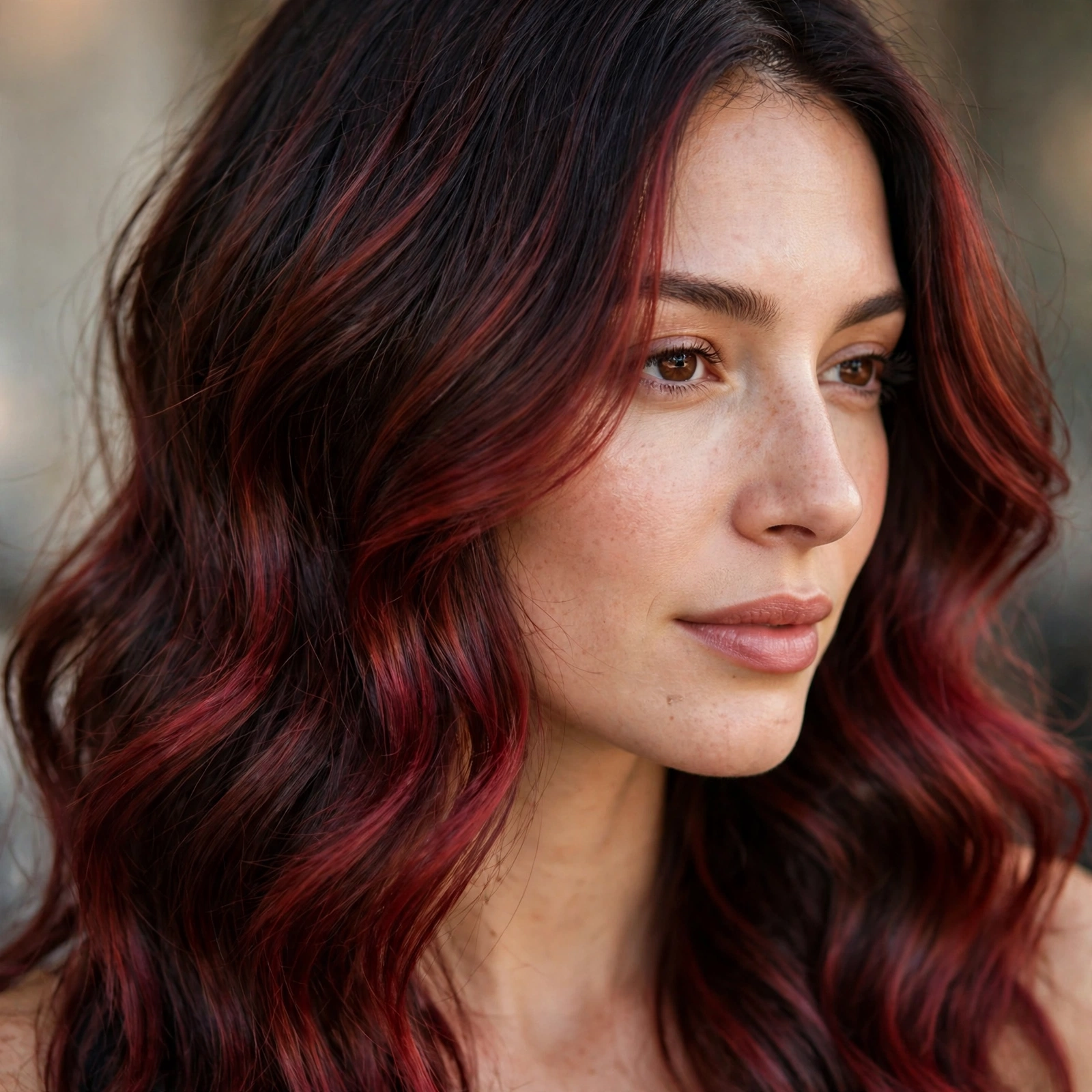 Cherry cola hair color melt