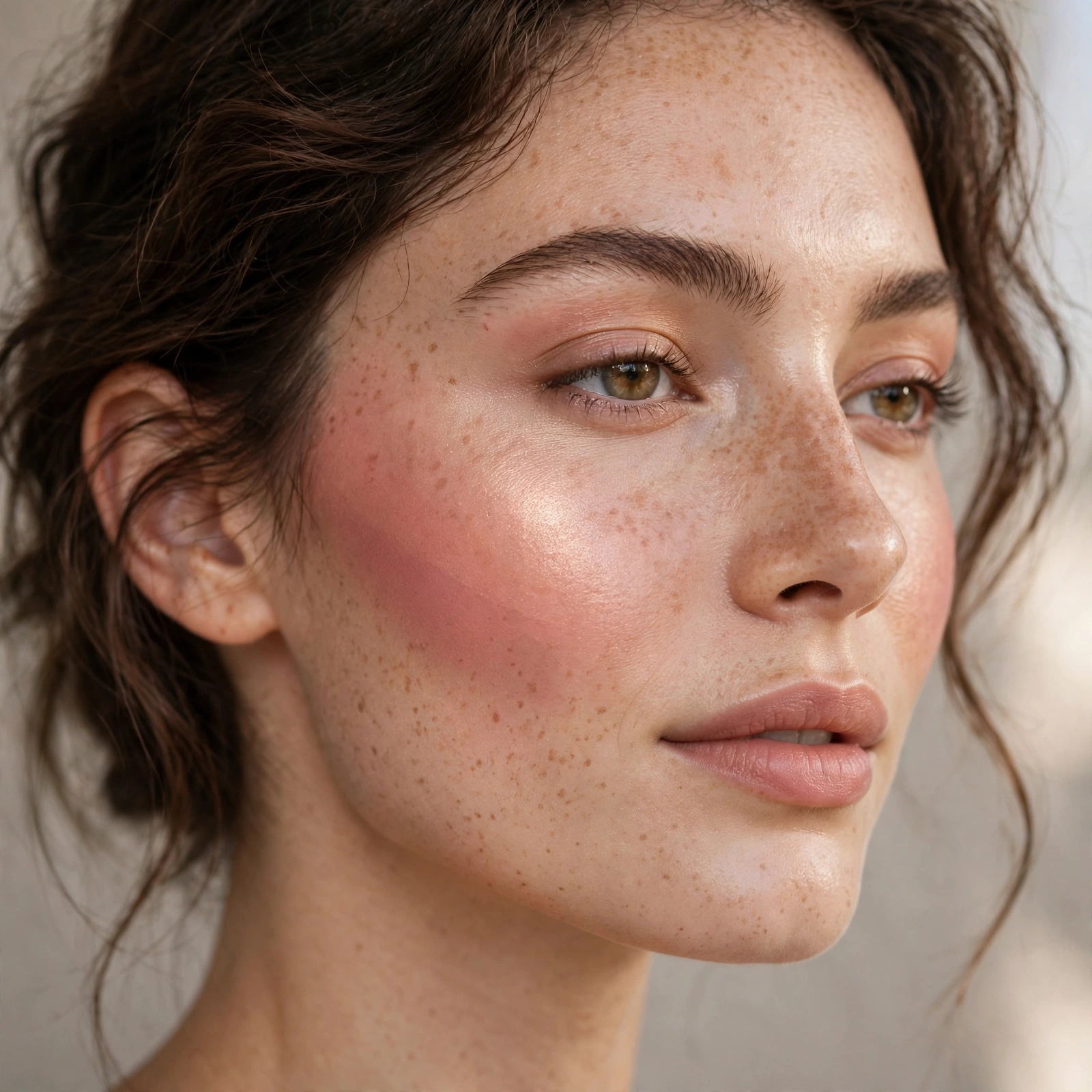 Layering blush finishes