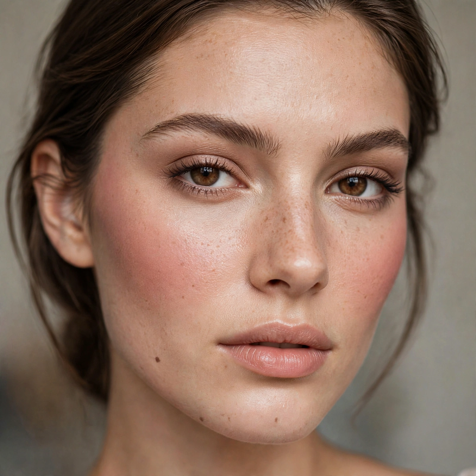 Blush placement for photography