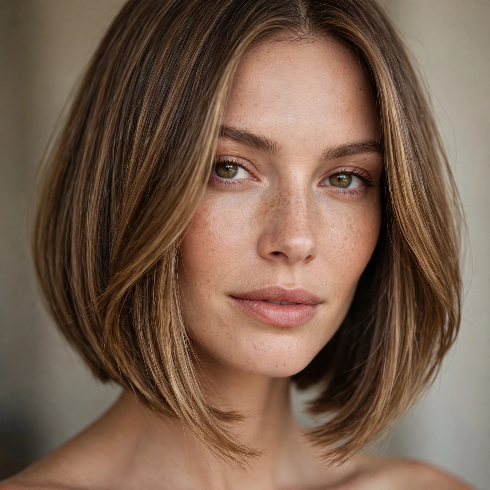 A-line bob longer in front