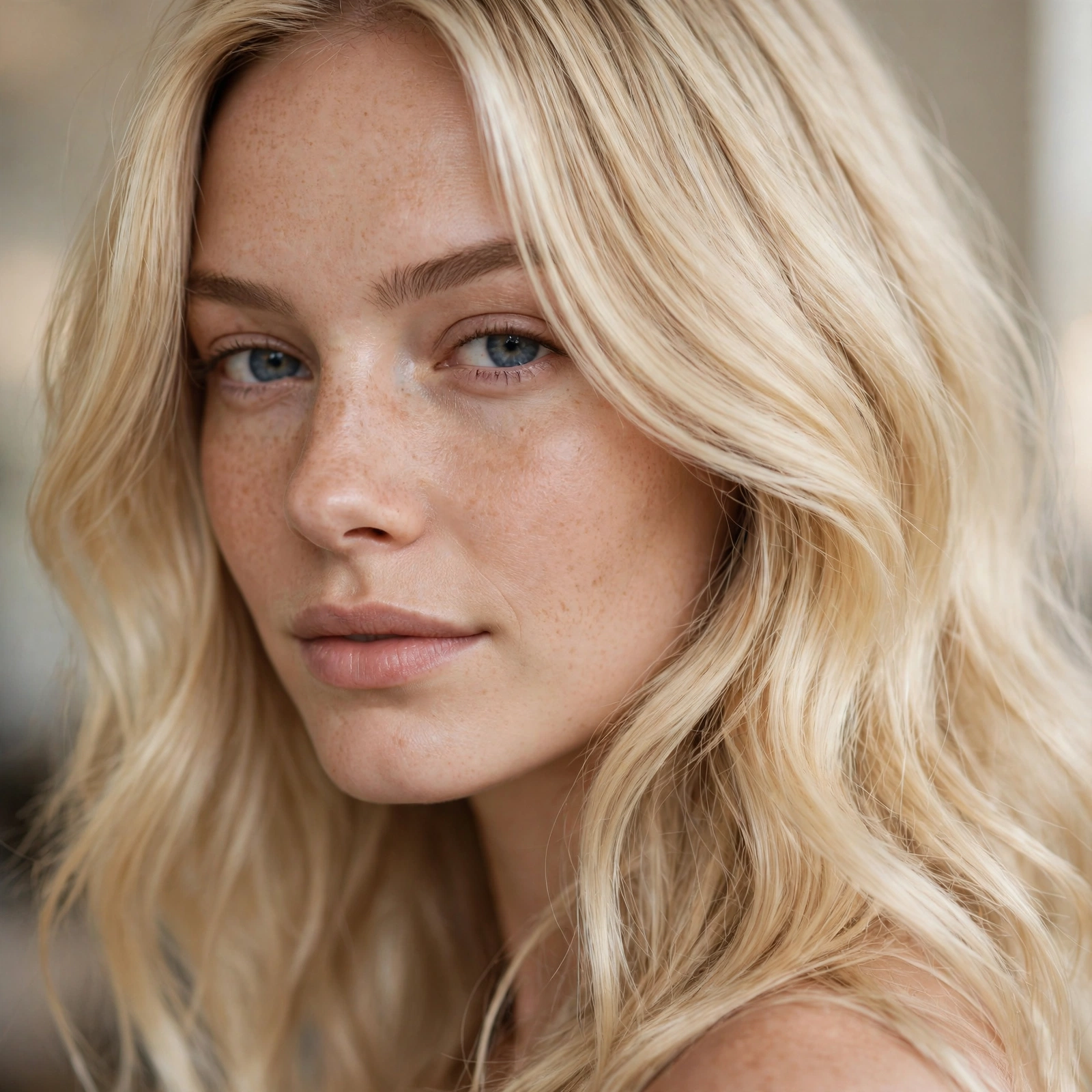 Vanilla butter blonde hair color