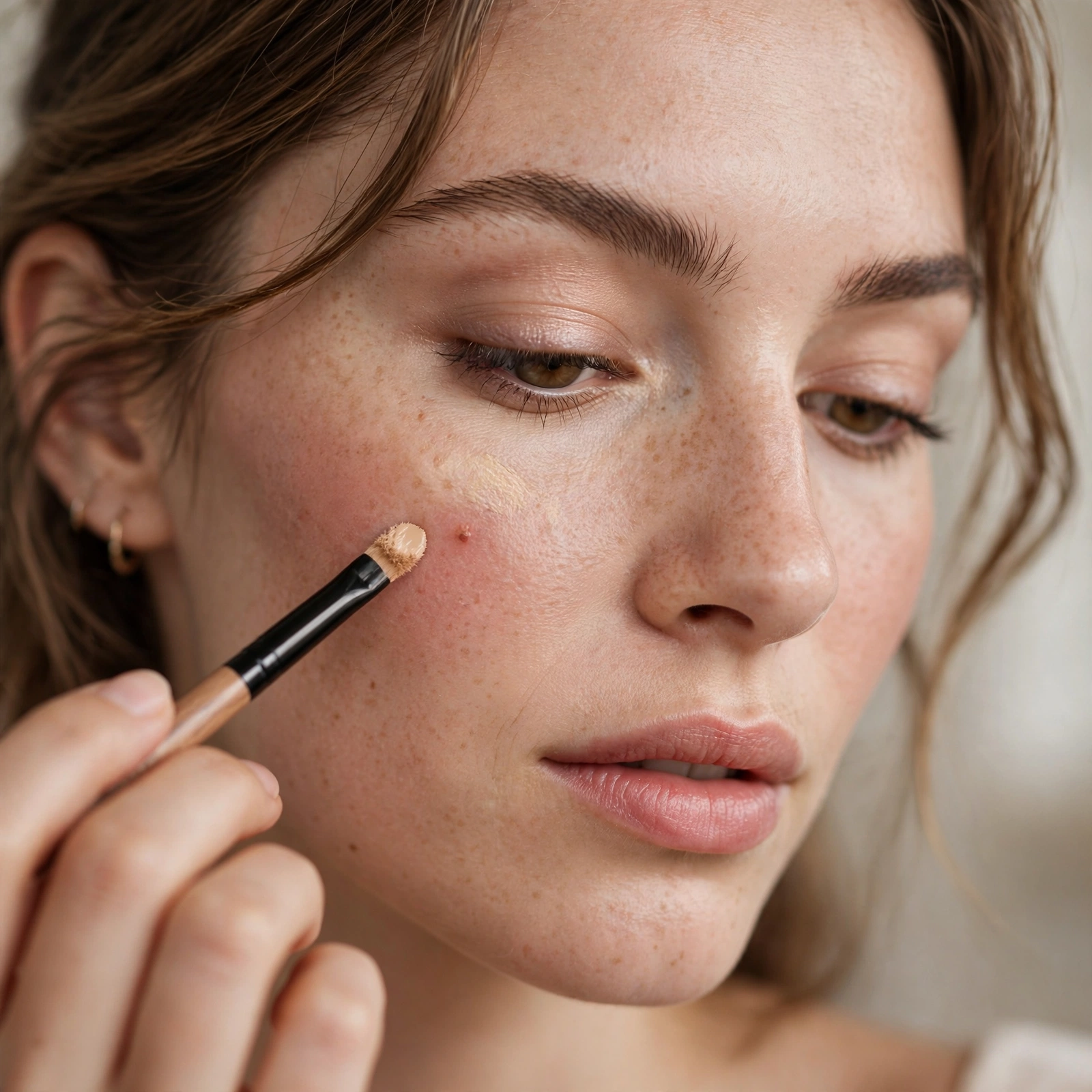 Spot correcting blemishes
