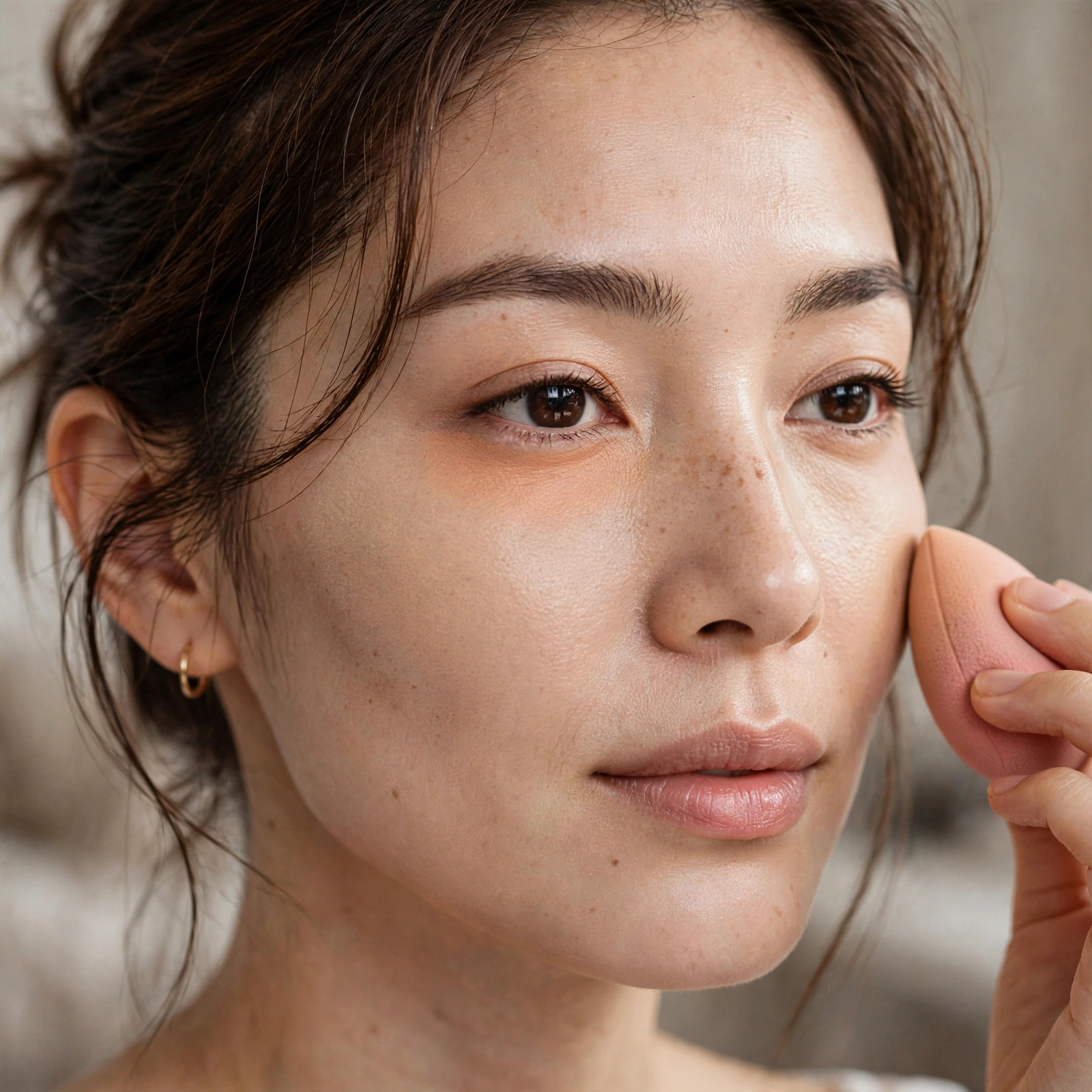 Corrector and foundation application order