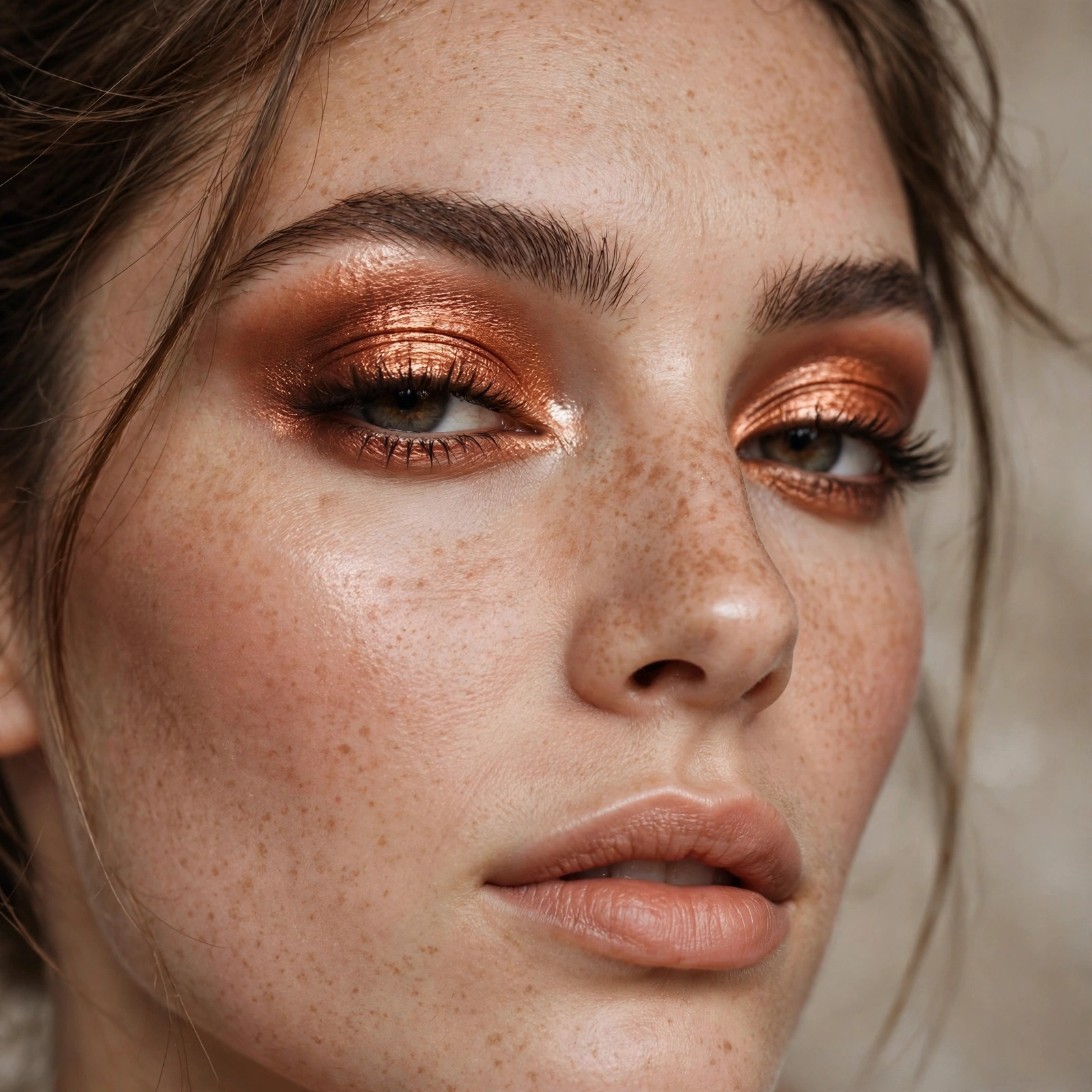 Foiled copper intense eyeshadow