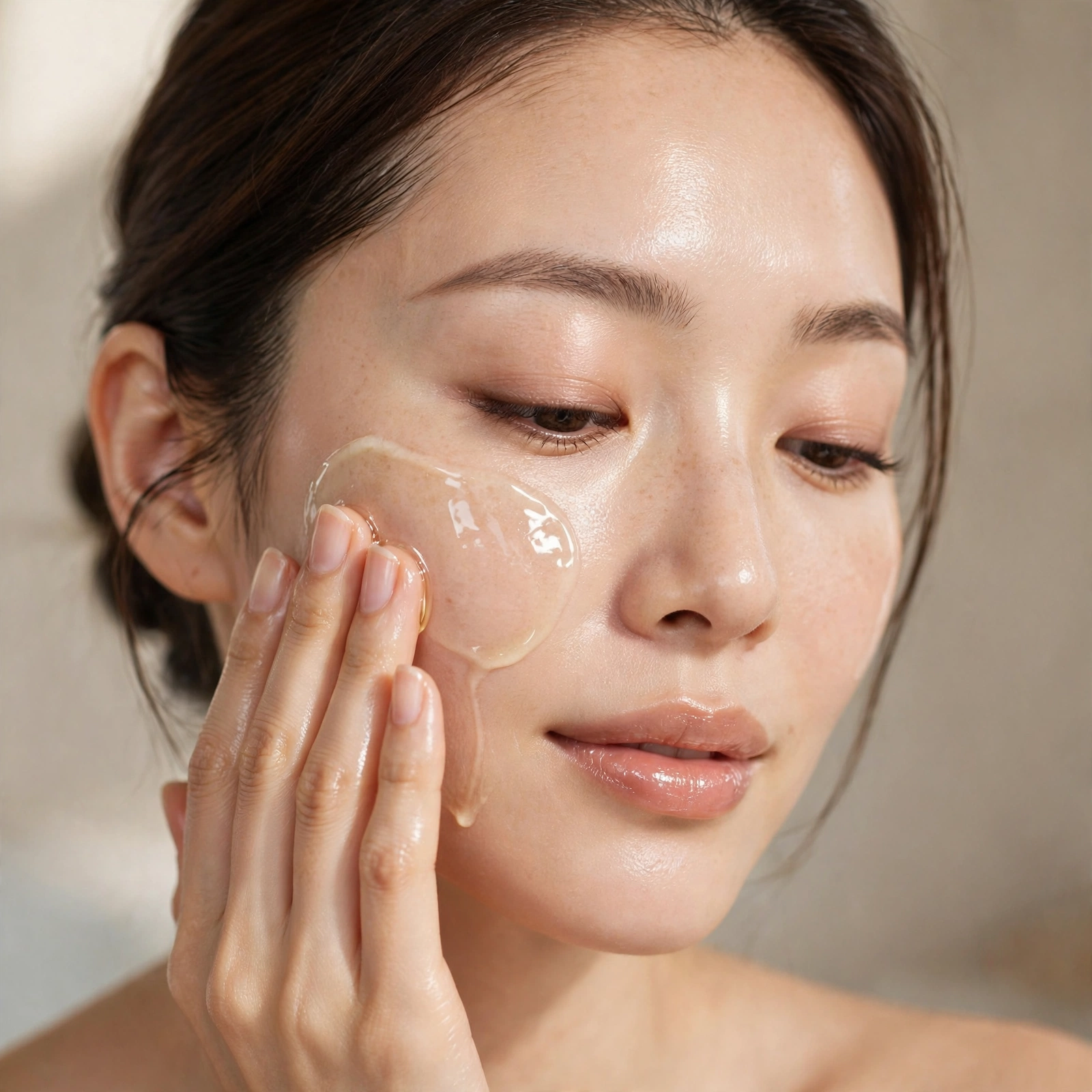 Double cleansing for glass skin