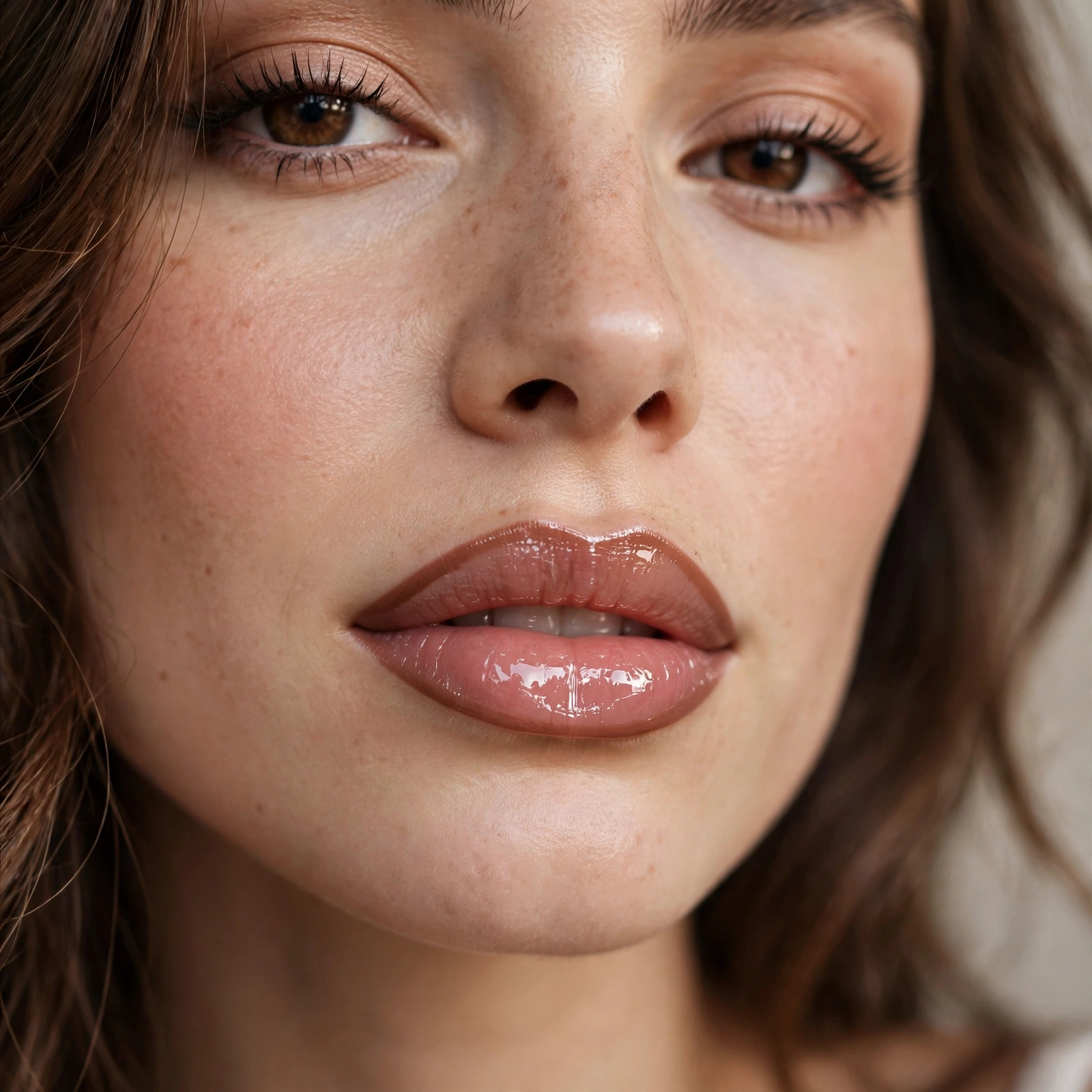 Gloss with lip liner combination
