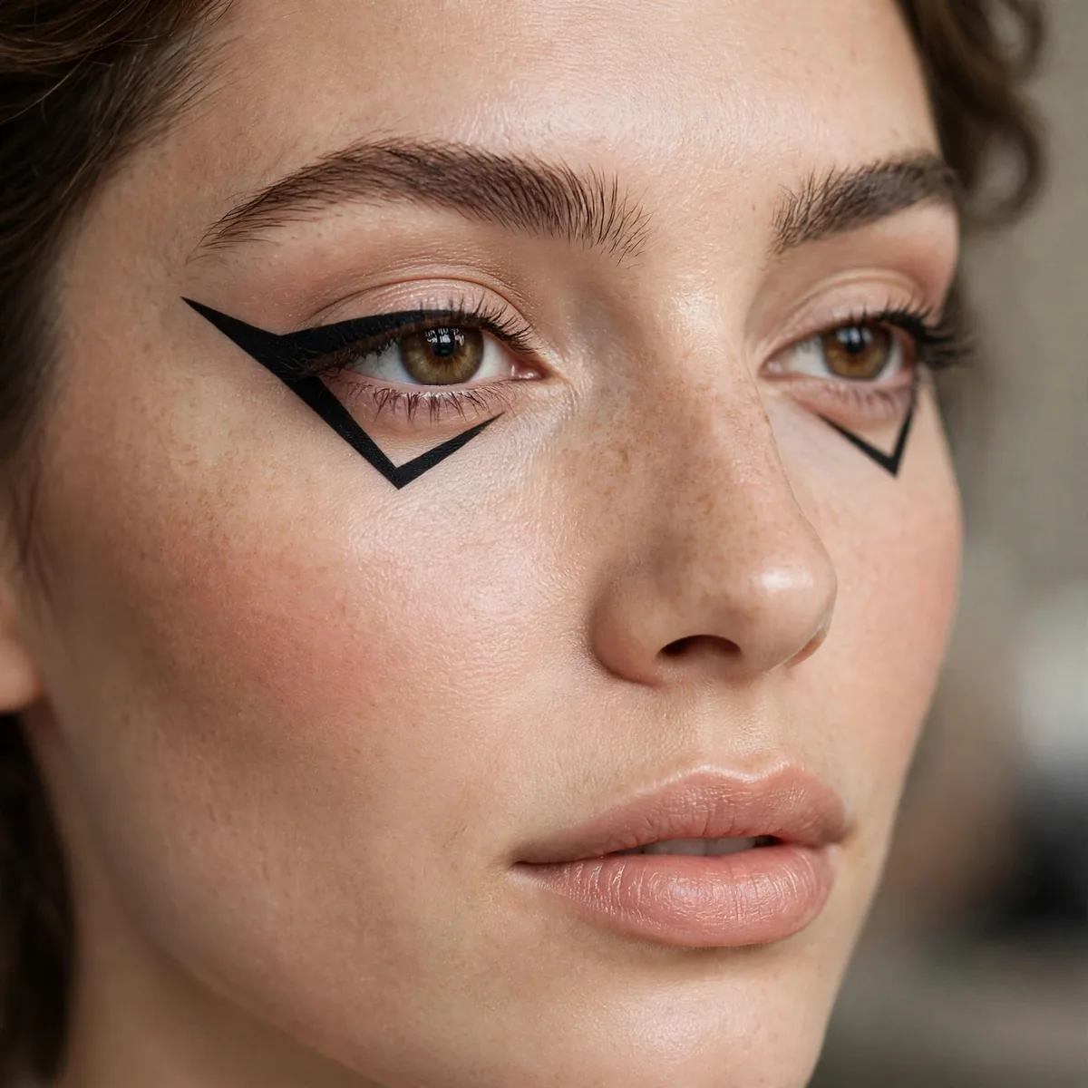 Triangle wing graphic liner