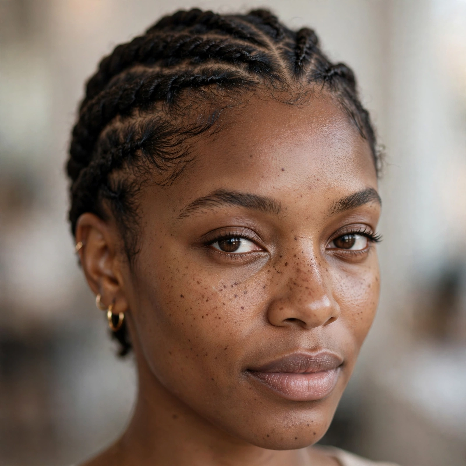Flat twists as a protective heatless style