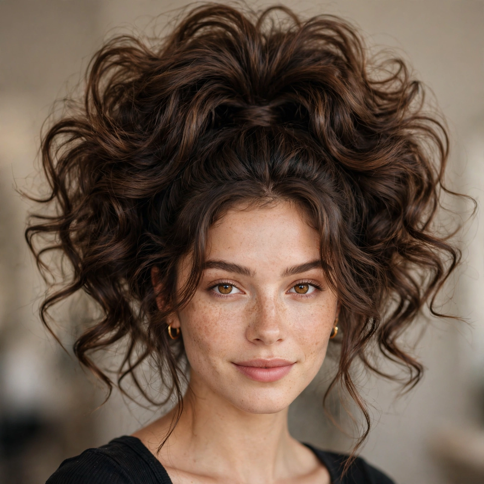 Big bouncy voluminous high ponytail