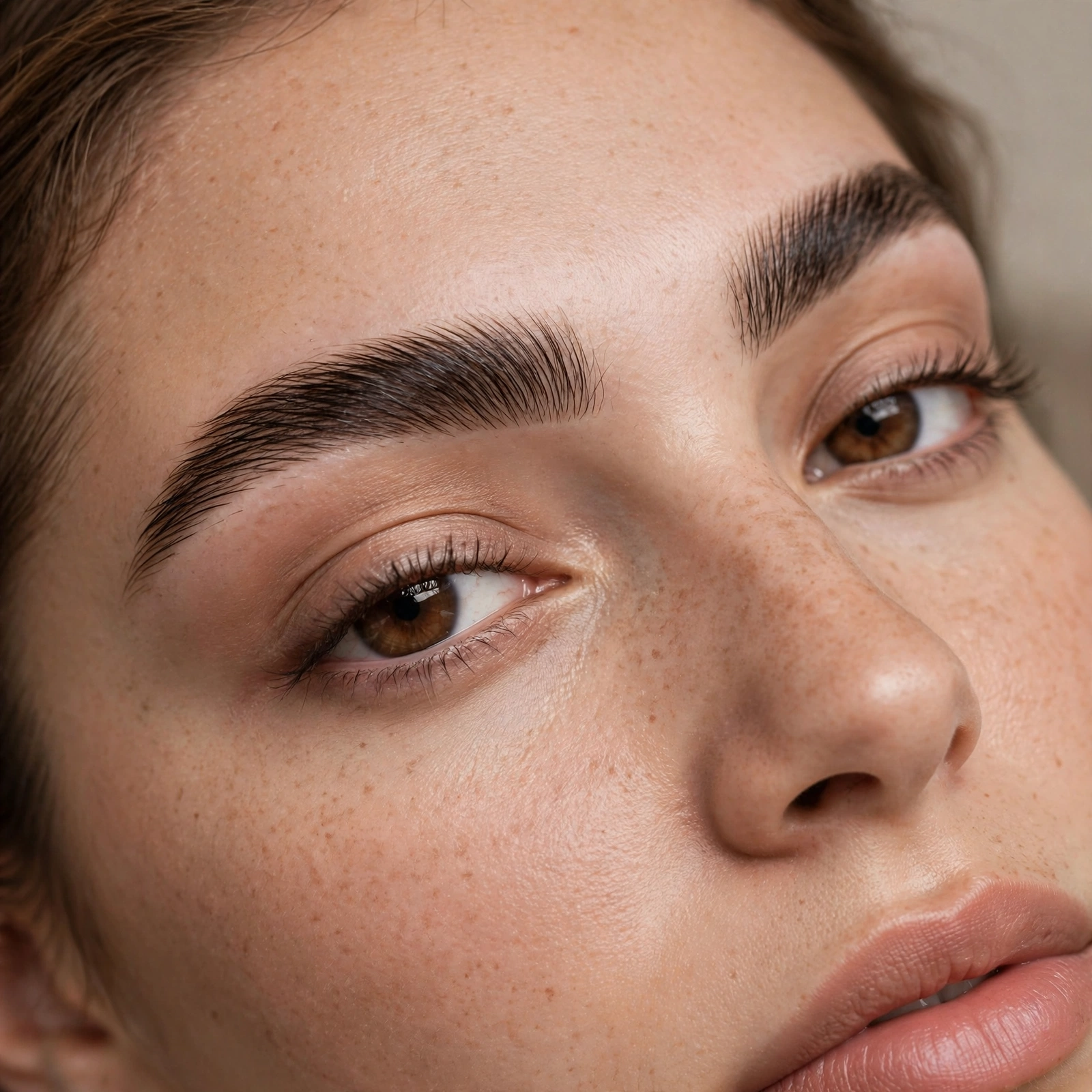 Hybrid laminated and filled brows