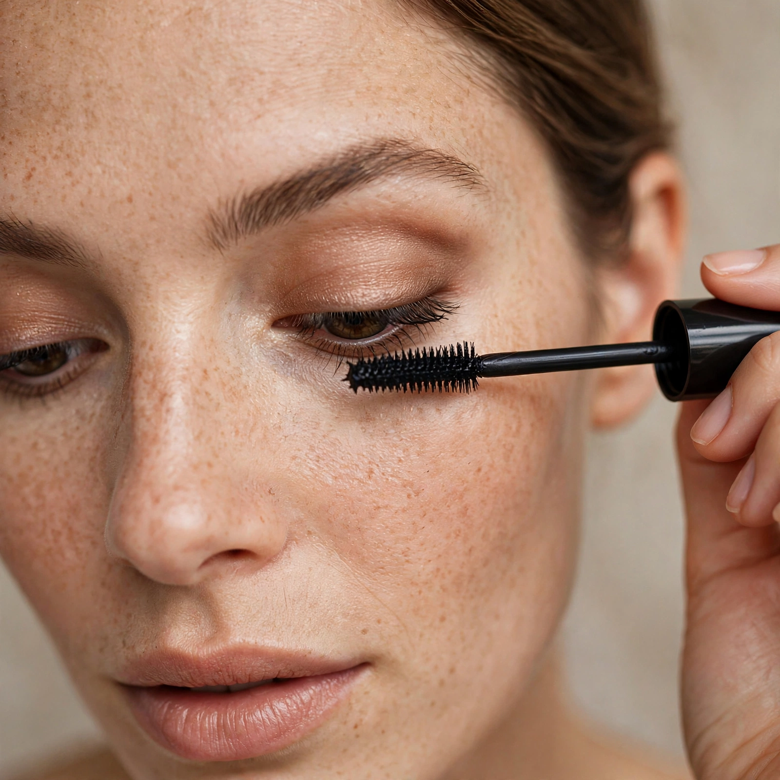 Wiggle mascara application technique