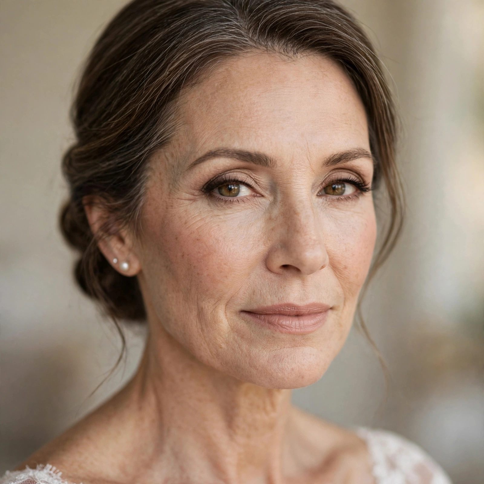 Timeless soft neutral makeup look