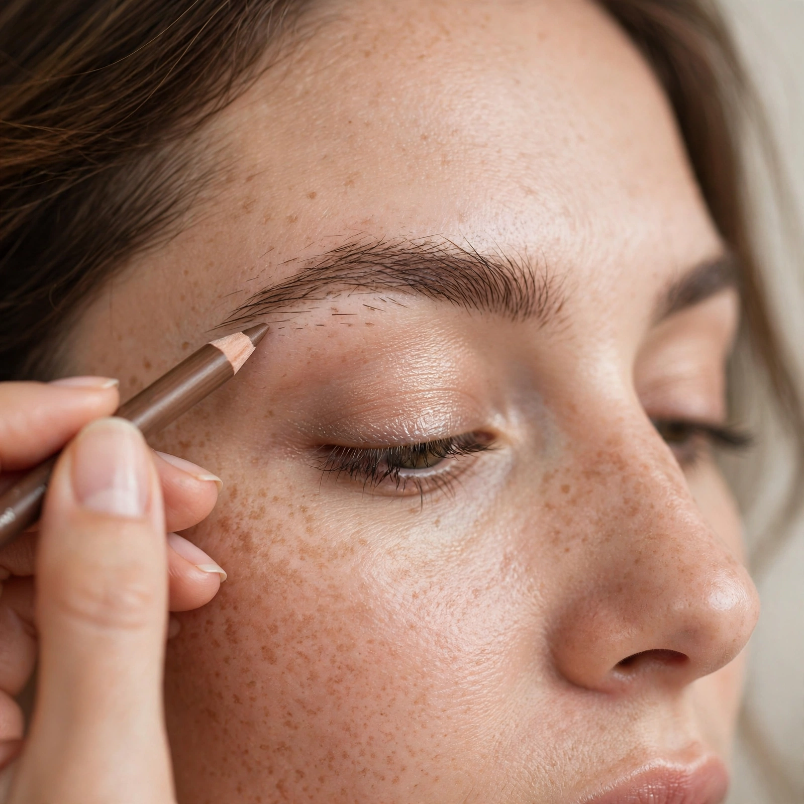 Filling sparse brow spots naturally