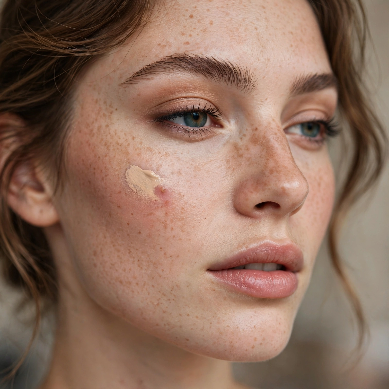 Spot concealing instead of full coverage