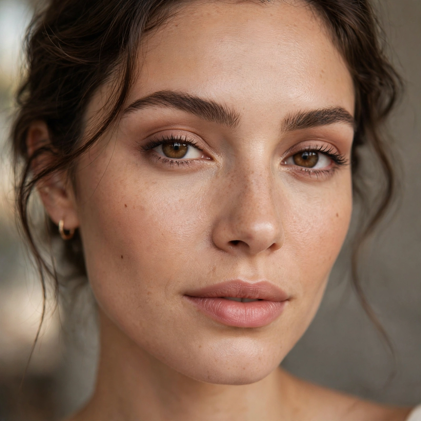 No powder natural foundation finish