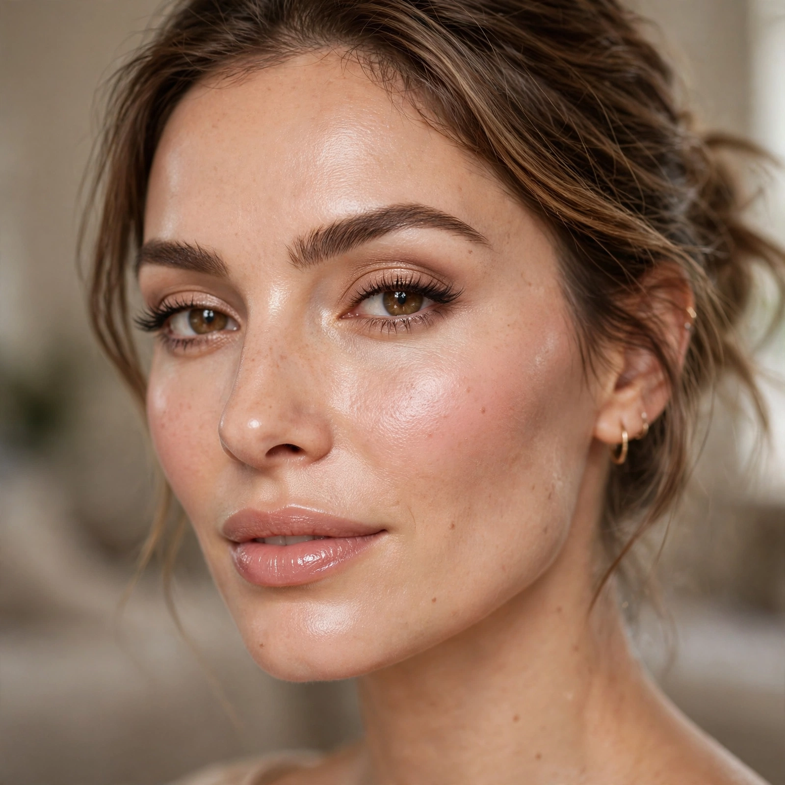 Skin prep for natural foundation