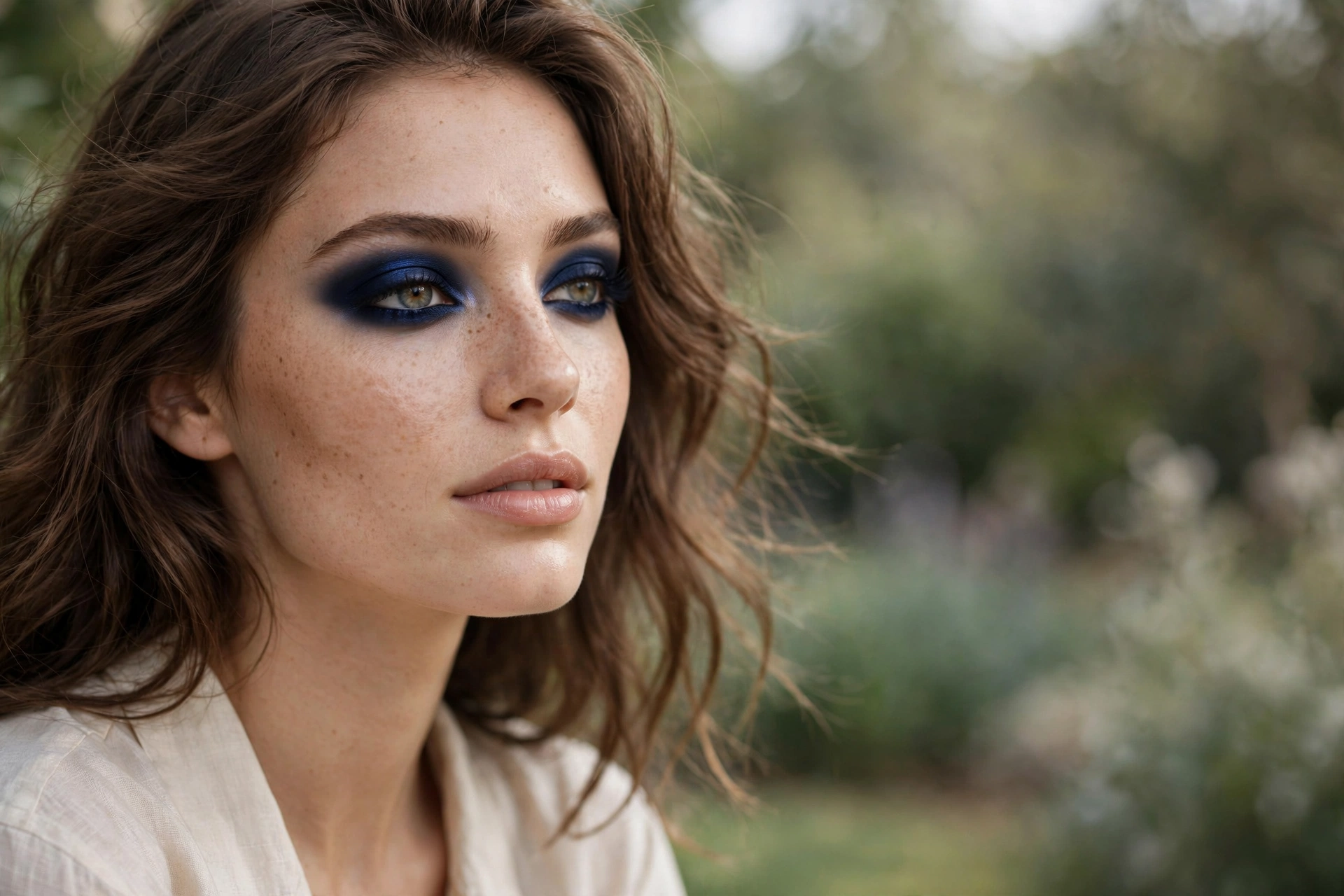 20 Navy Eyeshadow Looks That Are Softer Than Black
