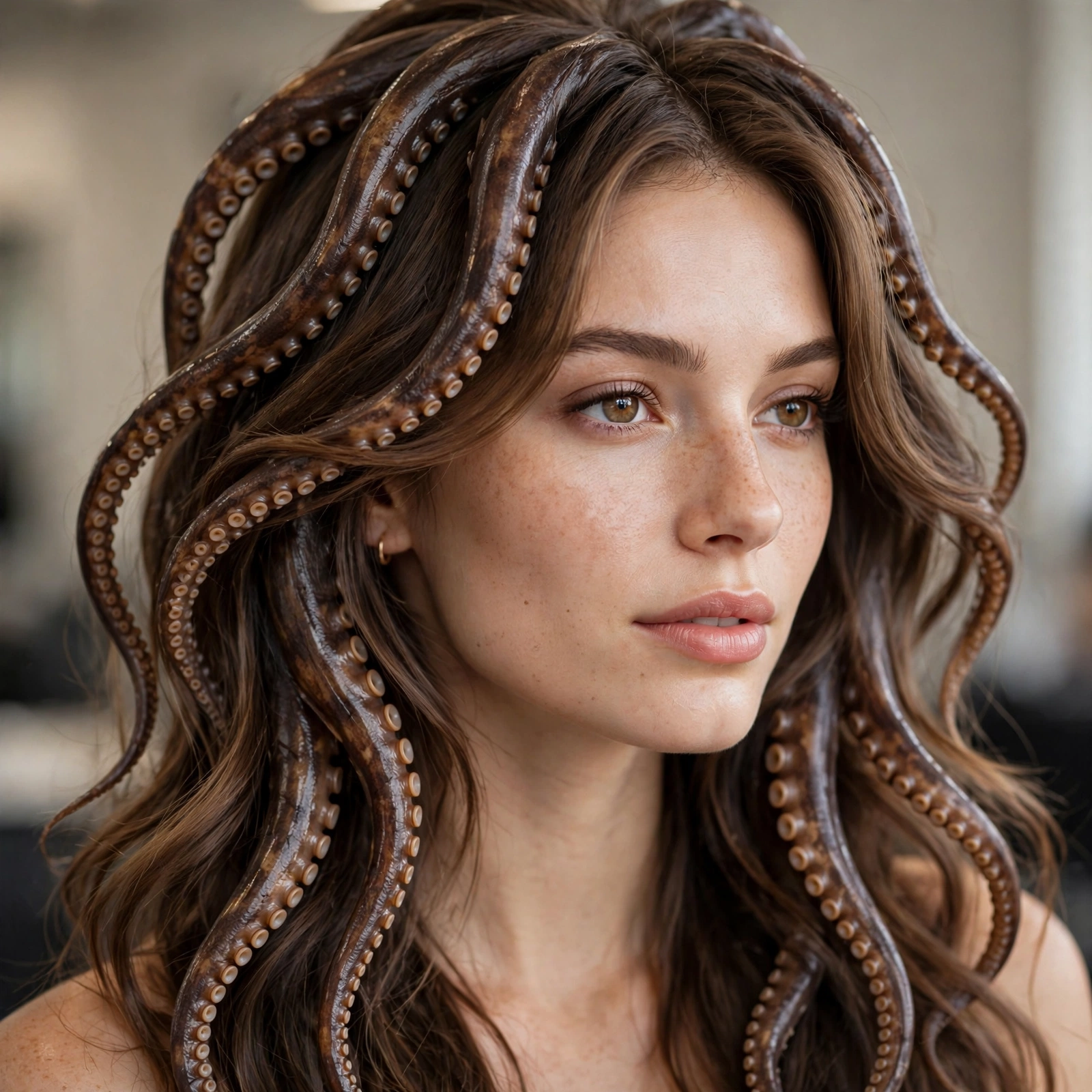 Octopus haircut with extra-long tentacle layers